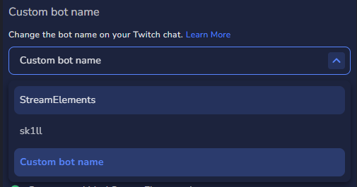 Custom chat commands for your Twitch chat bot